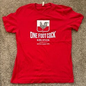 Bella Canvas Red Graphic Tee